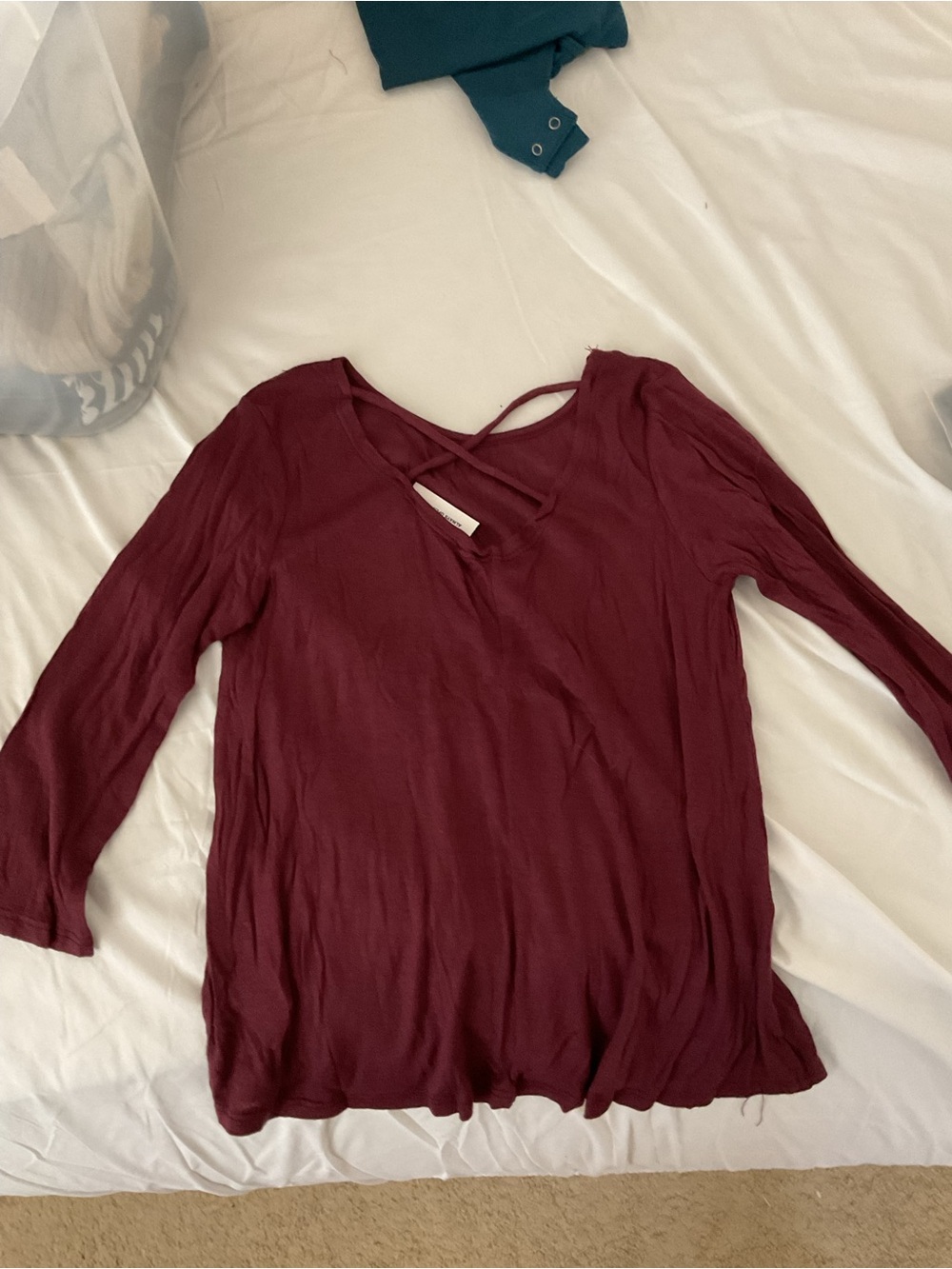 Full Tilt Burgundy Girls' Top